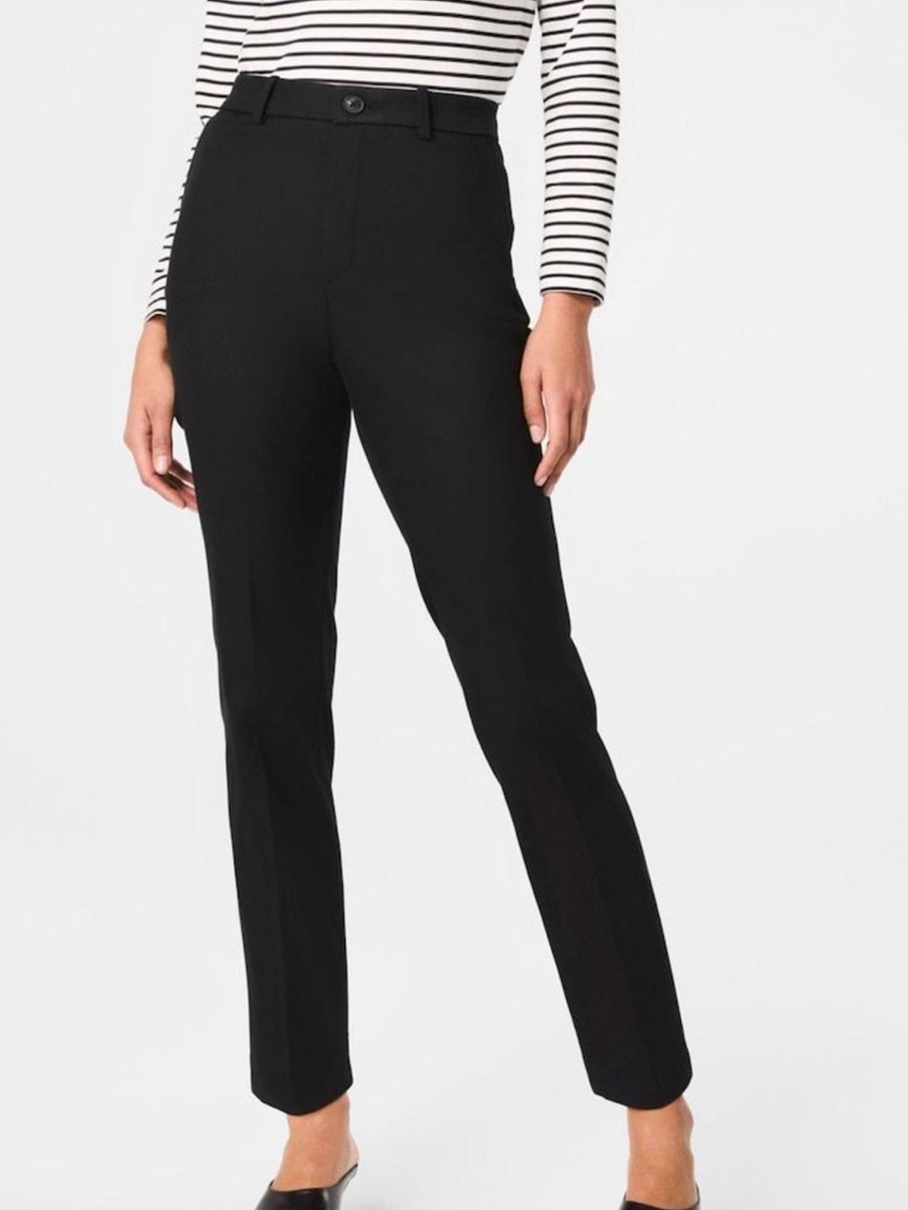 SPANX supersmooth Stretch Twill Slim Straight Pants NWT size large